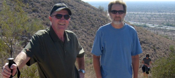 Reg and Rudy on Silly Mountain