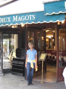 Les Deux Magots was a favorite cafe of Ernest Hemingway in the late 1920s.