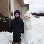 Max and a Snowman