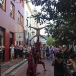 Street acrobats in Cape Town