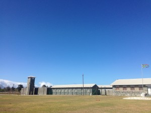 The prison at Robben Island