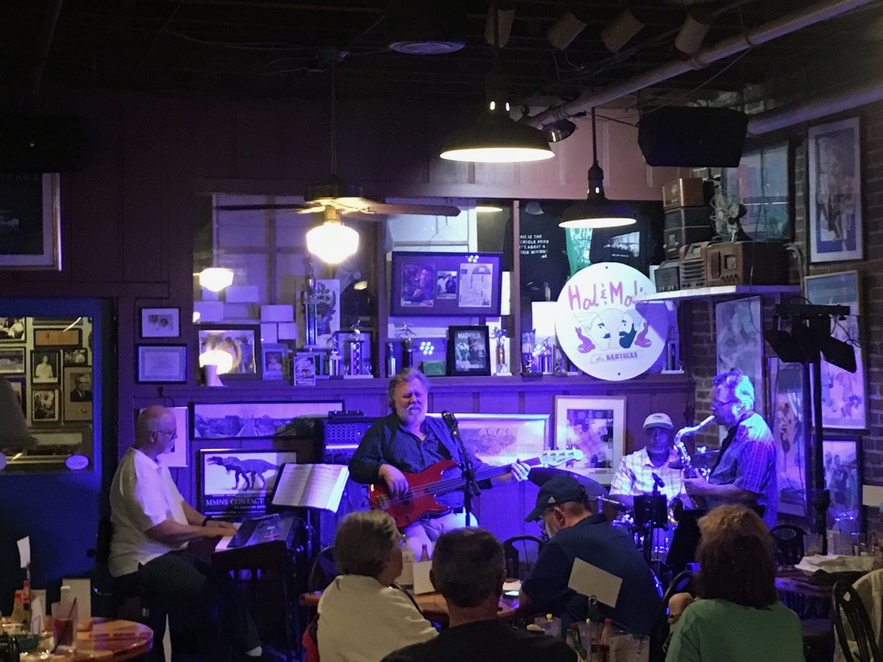 The band at Hal & Mal's in Jackson, Mississippi